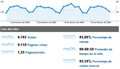 Analytics Febrero 2009