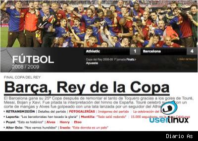 Barça Campeón de Copa del Rey 2009