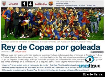 Barça Campeón de Copa del Rey 2009