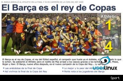 Barça Campeón de Copa del Rey 2009